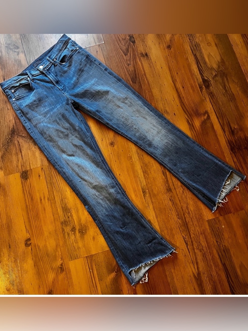 Mother jeans - The Runaway Step Fray - A Night in Havana sz 30